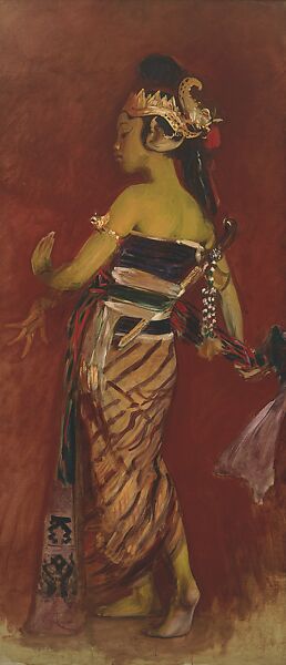 A Javanese Dancing Girl, John Singer Sargent (American, Florence 1856–1925 London), Oil on canvas, American 