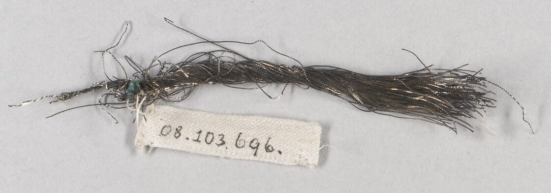 Tinsel and metal thread, French