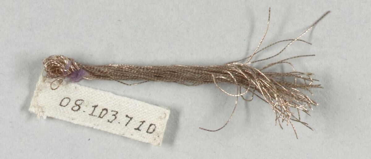 Tinsel and metal thread, Metal thread, French