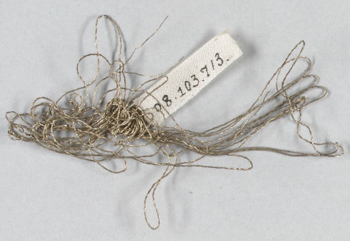 Tinsel and metal thread, Metal thread, French