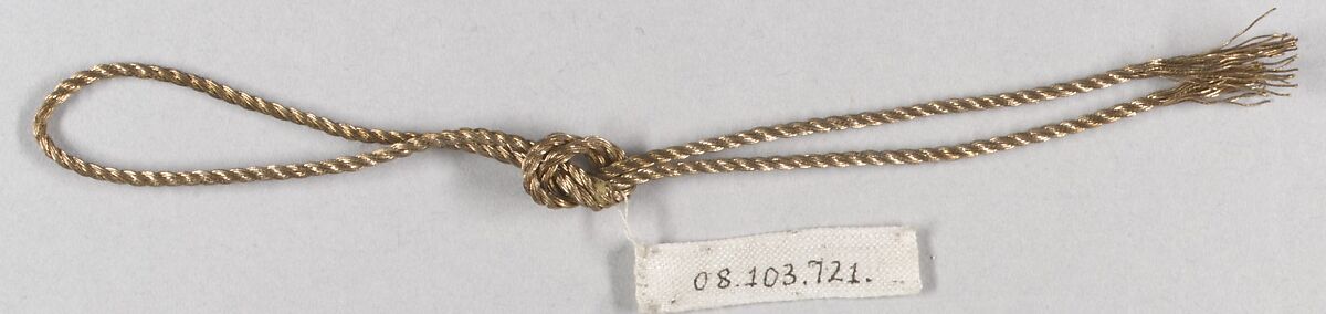 Tinsel and metal thread, Metal thread, French