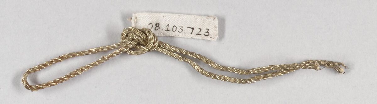 Tinsel and metal thread, Metal thread, French