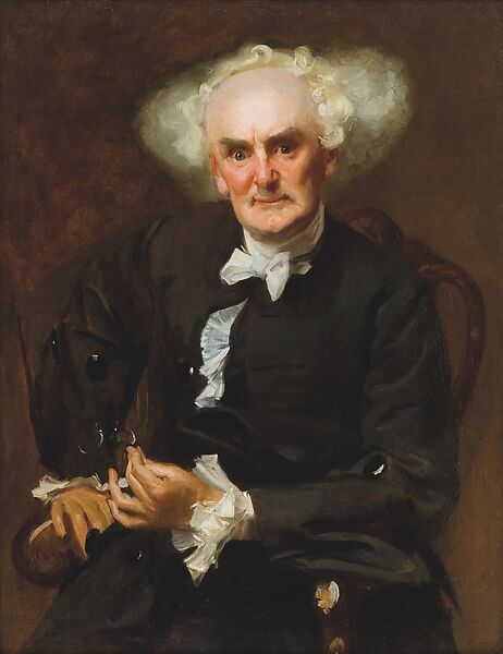 Joseph Jefferson as Dr. Pangloss, John Singer Sargent (American, Florence 1856–1925 London), Oil on canvas, American 