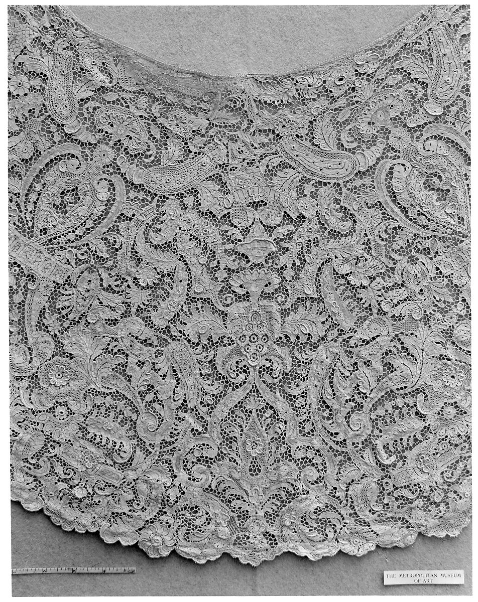 Cape, Needle lace, French