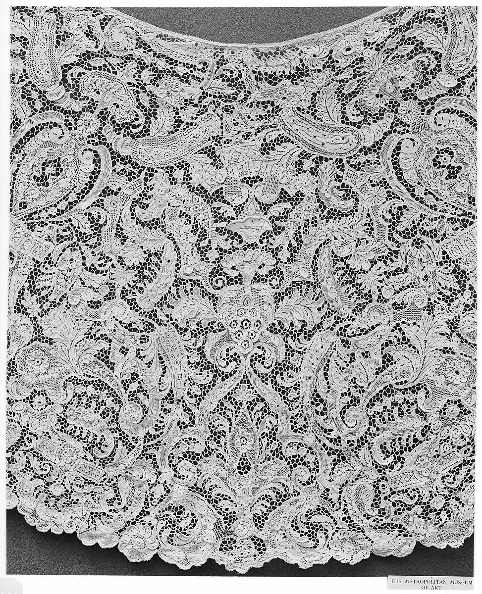 Cape, Needle lace, French