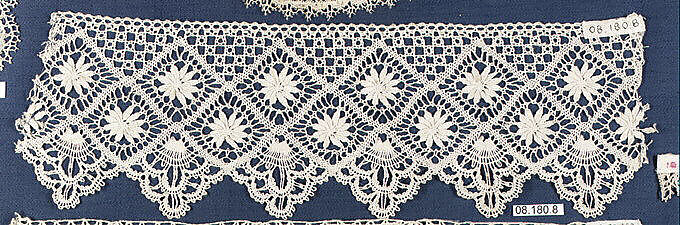 Fragment, Bobbin lace, Austrian 