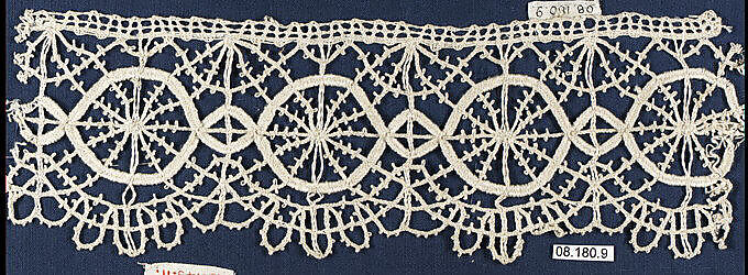 Fragment, Bobbin lace, Austrian 