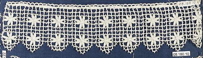 Fragment, Bobbin lace, Austrian 