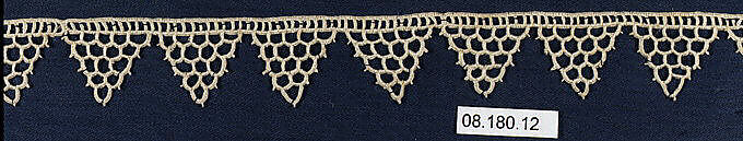 Fragment, Needle lace, Austrian 