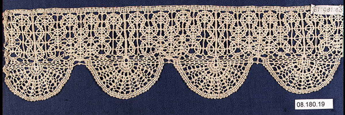 Strip, Bobbin lace, Greek, Corfu 