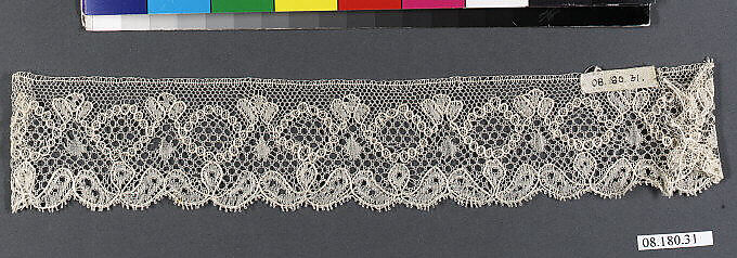 Piece, Bobbin lace, British, Northamptonshire 