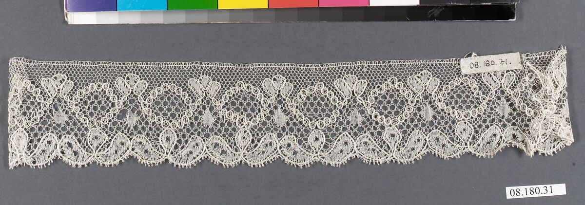 Piece, Bobbin lace, British, Northamptonshire