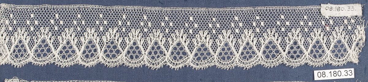Piece, Bobbin lace, British, Northamptonshire