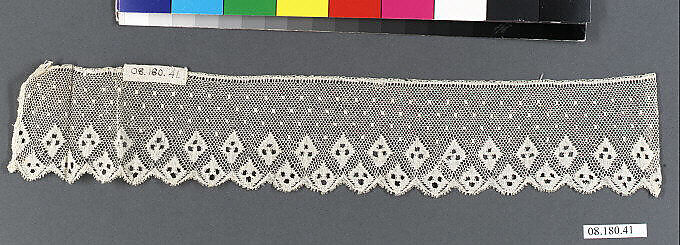 Piece, Bobbin lace, British, Northamptonshire 