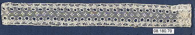 Insertion, Bobbin lace, British, Essex 