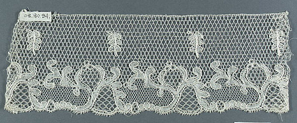 Fragment, Bobbin lace, British, Chinnor, Oxfordshire 