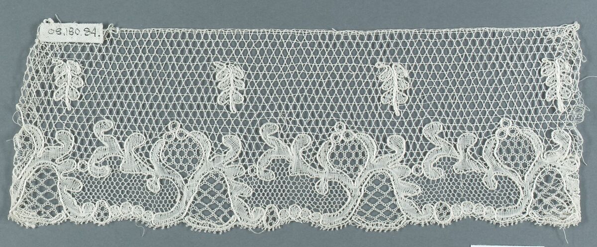 Fragment, Bobbin lace, British, Chinnor, Oxfordshire