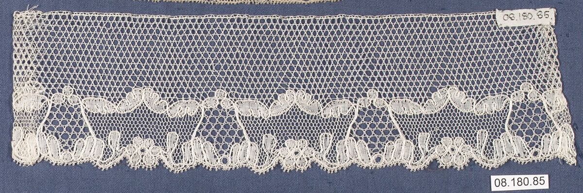 Fragment, Bobbin lace, British, Chinnor, Oxfordshire