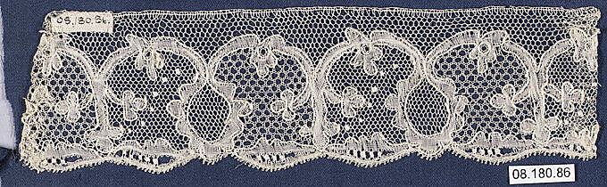 Fragment, Bobbin lace, British, Chinnor, Oxfordshire 