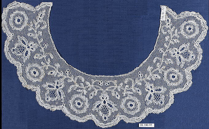 Collar, Bobbin lace, British 
