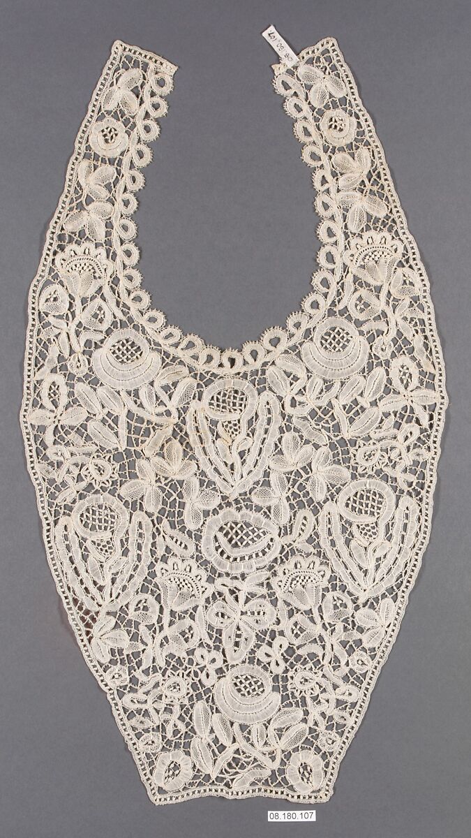 Vestee, Bobbin lace, British, Honiton