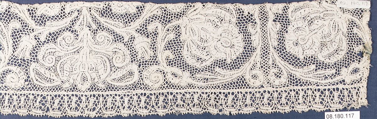 Fragment, Bobbin lace, Flemish