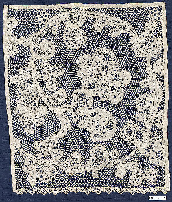 Piece, Bobbin lace, Flemish 