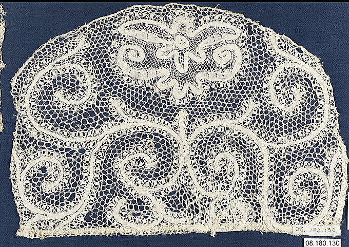 Fragment, Bobbin lace, Flemish 