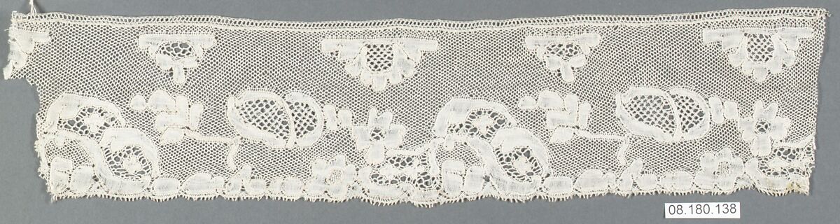 Piece, Bobbin lace, Flemish, Brabant