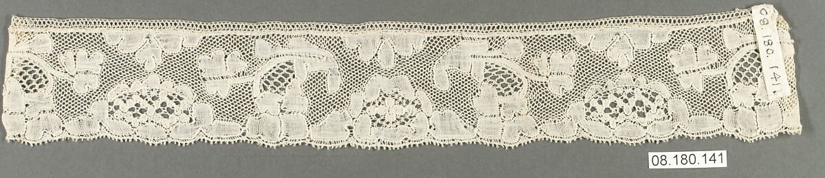 Piece, Bobbin lace, Flemish, Mechlin