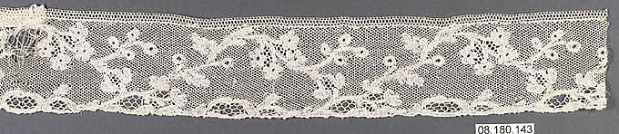 Piece, Bobbin lace, Flemish, Mechlin 