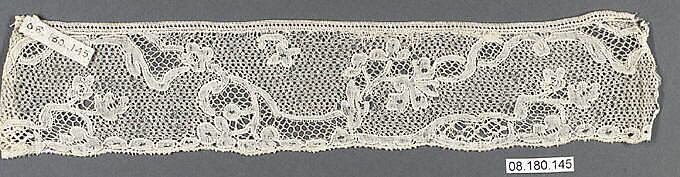 Piece, Bobbin lace, Flemish, Mechlin 