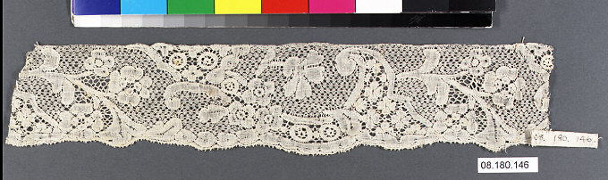 Piece, Bobbin lace, Flemish, Mechlin 