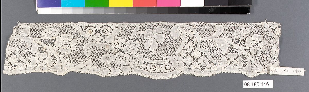 Piece, Bobbin lace, Flemish, Mechlin