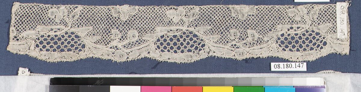 Fragment, Bobbin lace, Flemish, Brabant