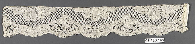 Piece, Bobbin lace, Flemish, Mechlin 