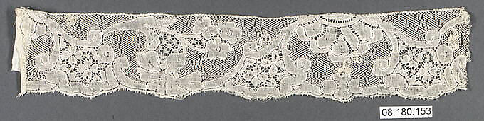 Piece, Bobbin lace, Flemish, Mechlin 