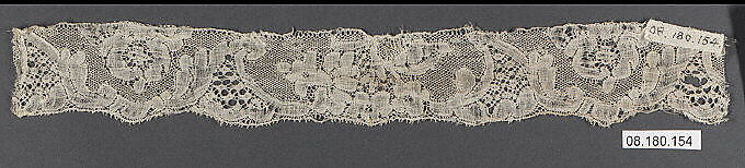 Piece, Bobbin lace, Flemish, Mechlin 