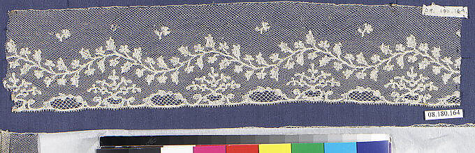 Piece, Bobbin lace, Flemish, Mechlin 