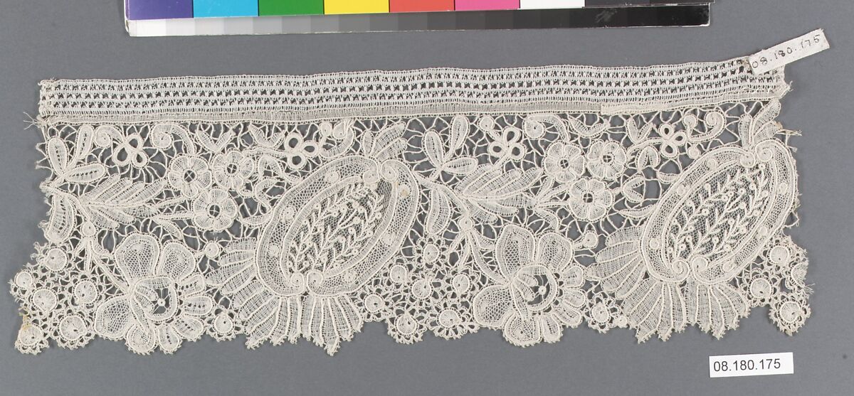 Piece, Bobbin lace, Duchesse lace, Belgian, Brussels