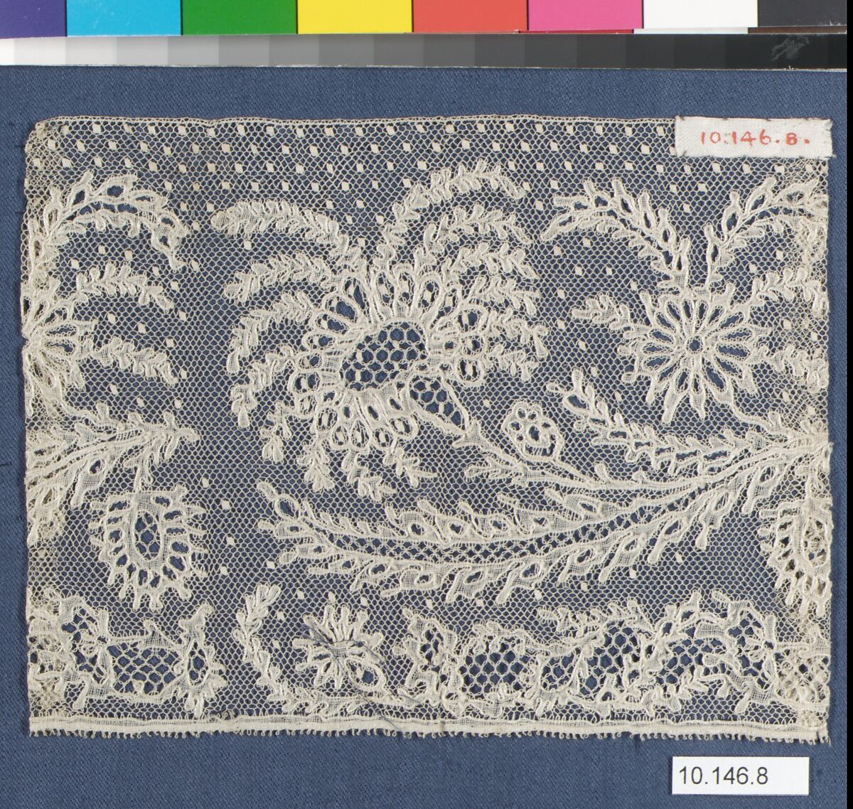 Fragment, Bobbin lace, Flemish, Brussels