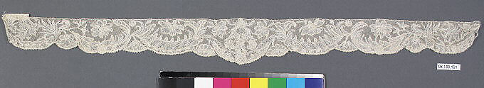 Piece, Brussels lace, point d'Angleterre, Flemish 