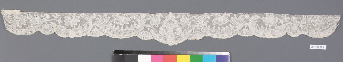Piece, Brussels lace, point d'Angleterre, Flemish