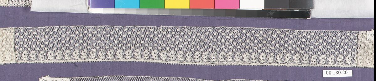 Fragment, Bobbin lace, Flemish, Mechlin