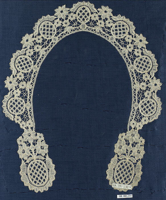 Collar lace, Belgian, Bruges 