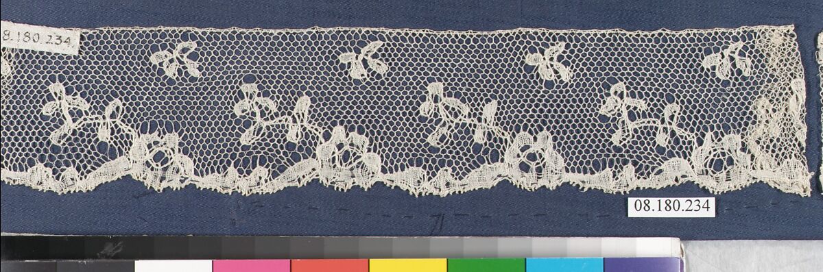 Piece, Bobbin lace, French, Le Puy