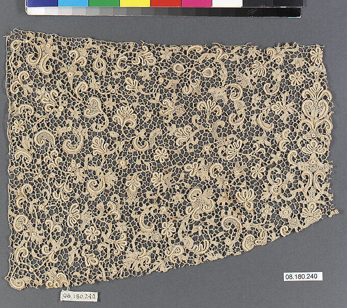 Fragment, Needle lace, French 