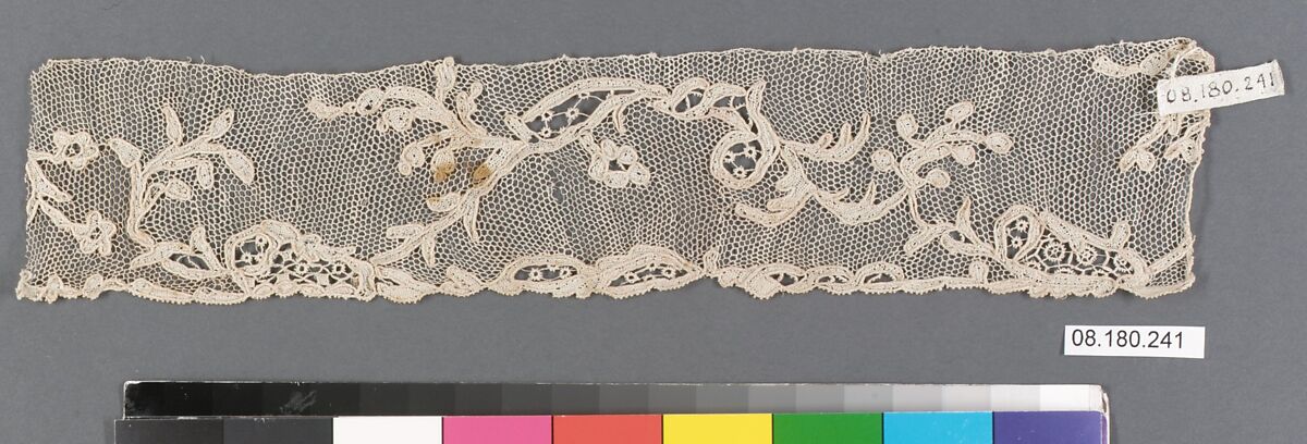Border, Needle lace, point d’Alençon, French