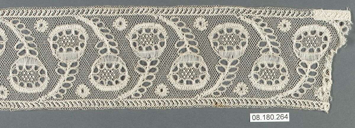 Insertion, Bobbin lace, possibly French