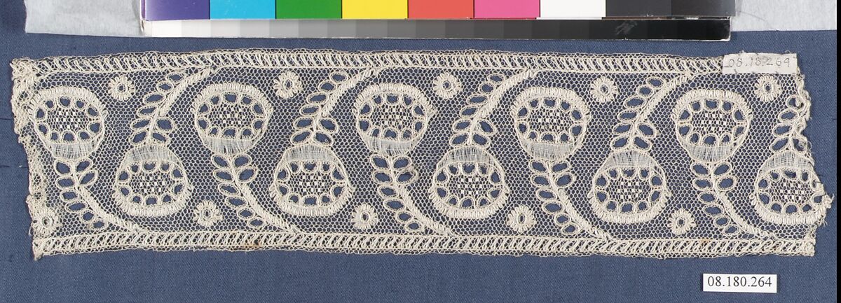 Insertion, Bobbin lace, possibly French